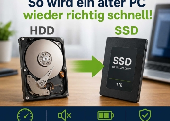 SSD statt HDD: So wird ein alter PC wieder richtig schnell